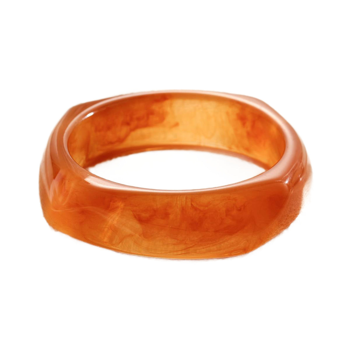 Retro Irregular Acrylic Wide Bracelet