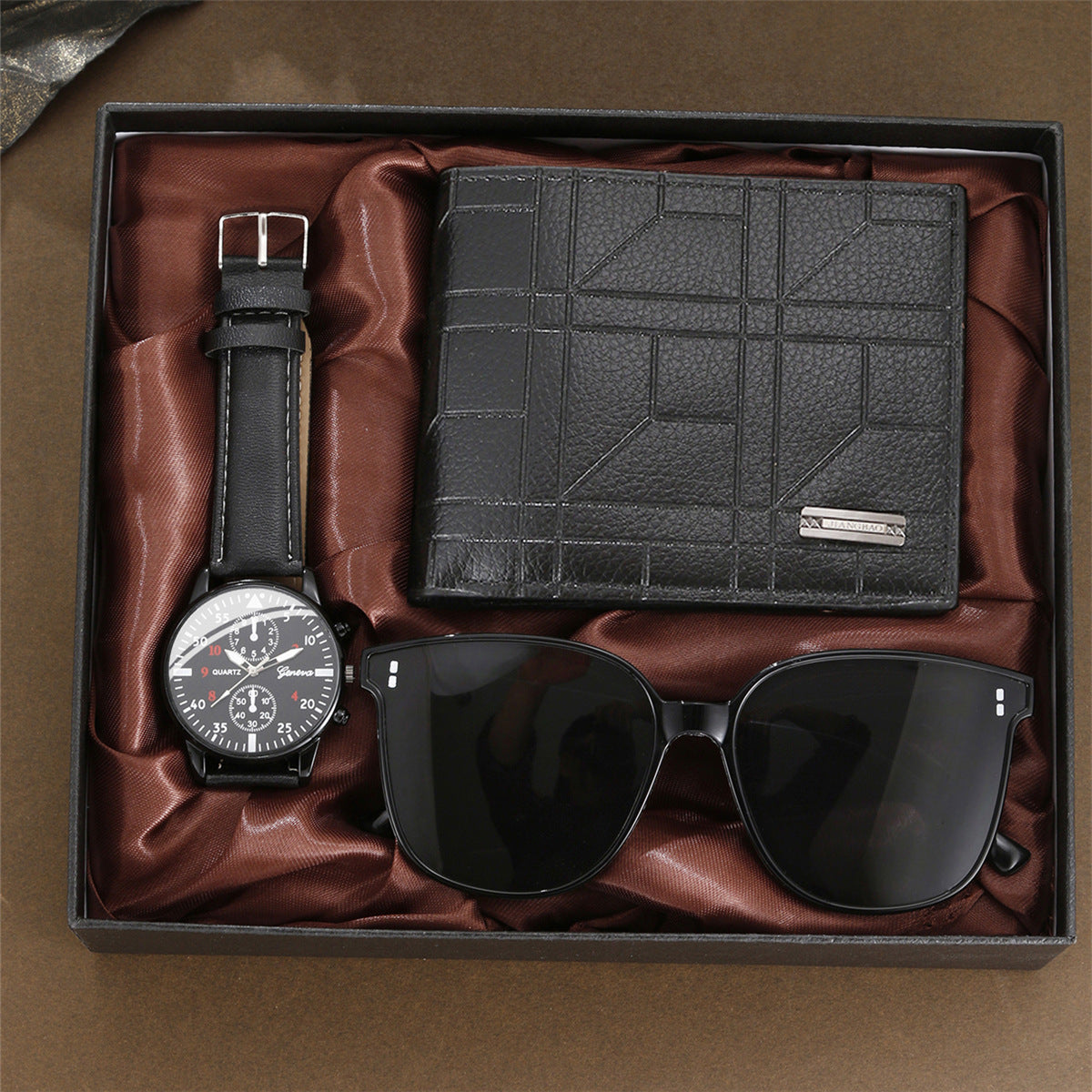 Business Belt Watch Wallet Sunglasses Gift Box