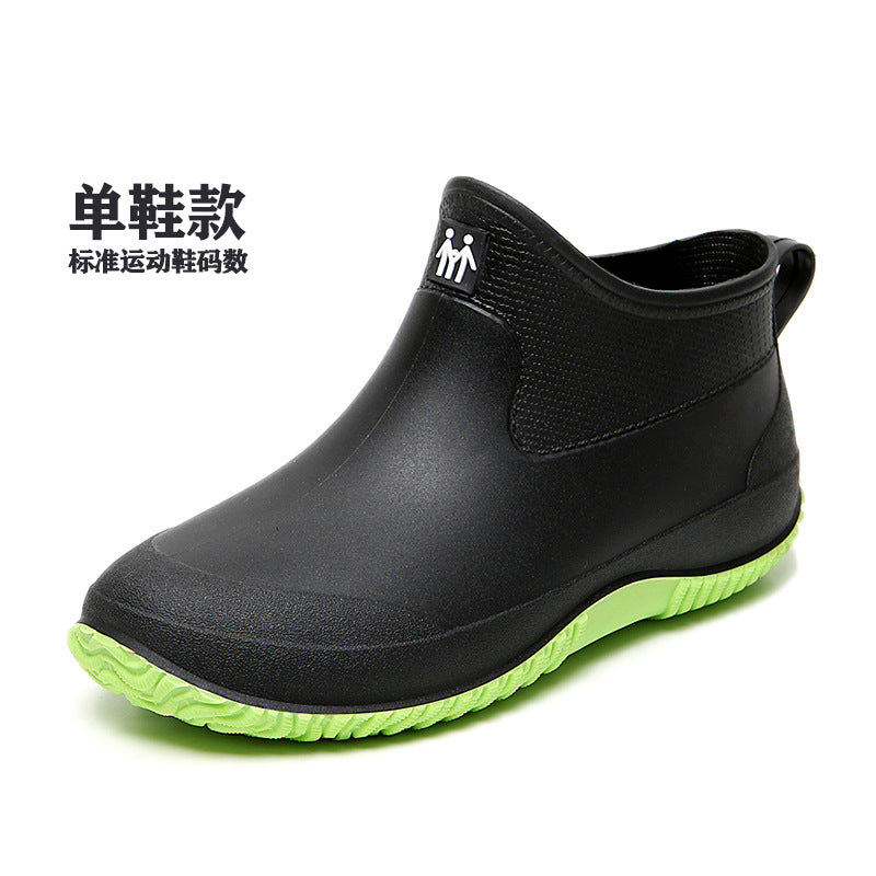 Versatile couple rain boots non-slip