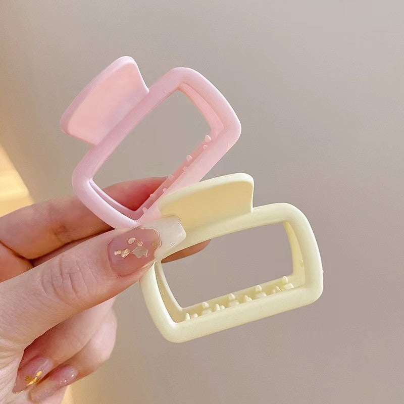Fashion square small grab clip girl