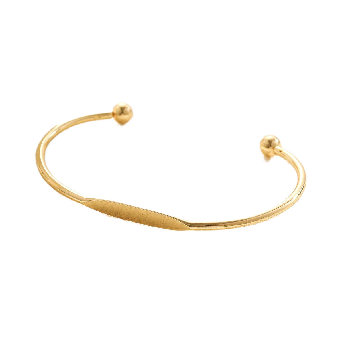 Gold Leaf Cuff Bracelet