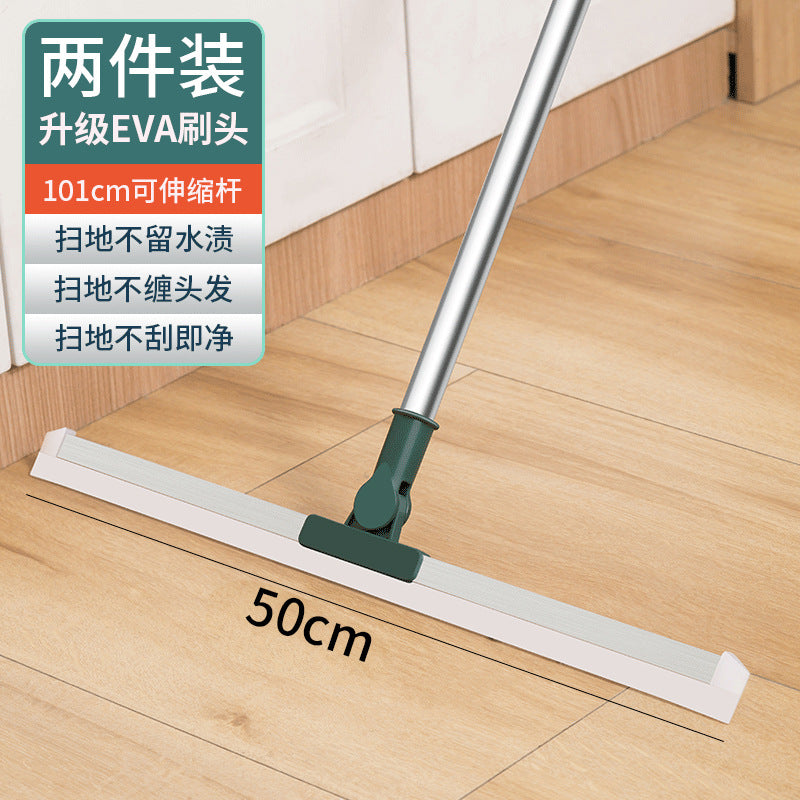 Silicone squeegee mop
