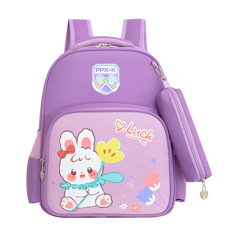 Mochila transpirable con protección de espalda y reducción de carga para estudiantes de primaria