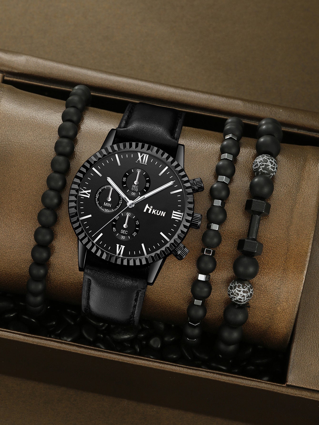 Quartz Watch Business Bracelet Set