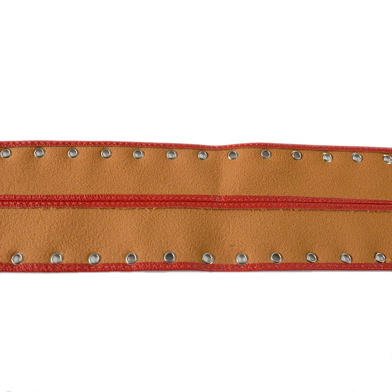 Punched wide waist seal