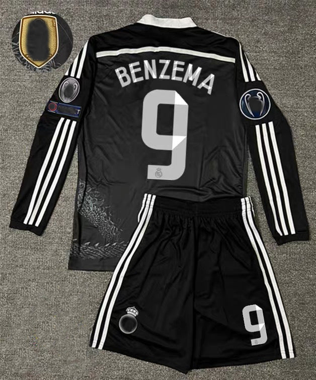 14-15 La Liga Real Madrid Retro Black Away Jersey