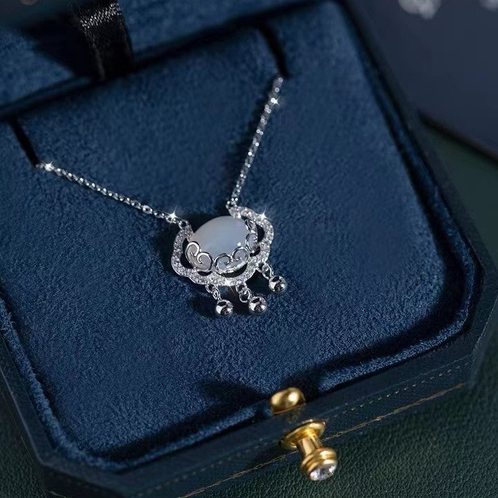 Auspicious Cloud Ruyi Safety Lock Necklace