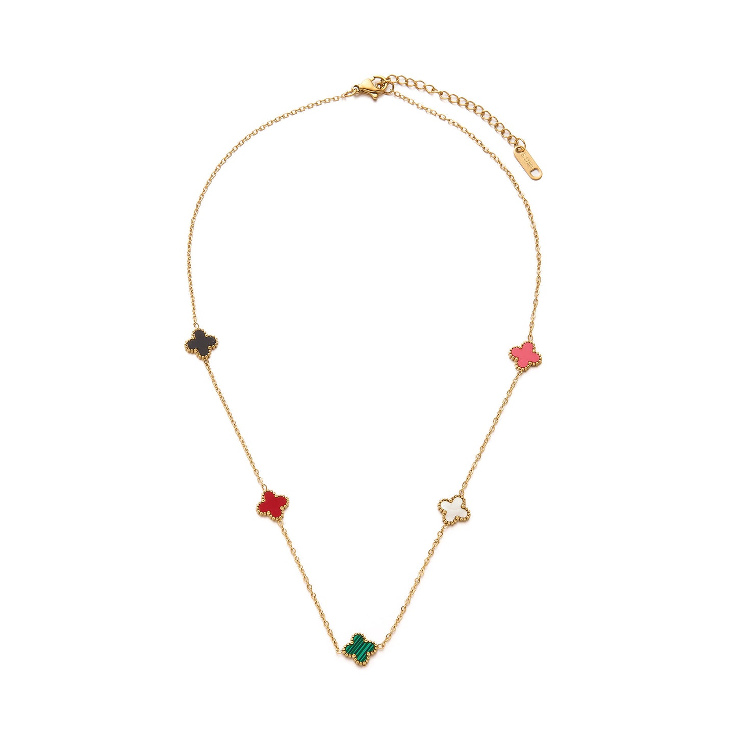 Titanium Steel Four-Leaf Clover Necklace