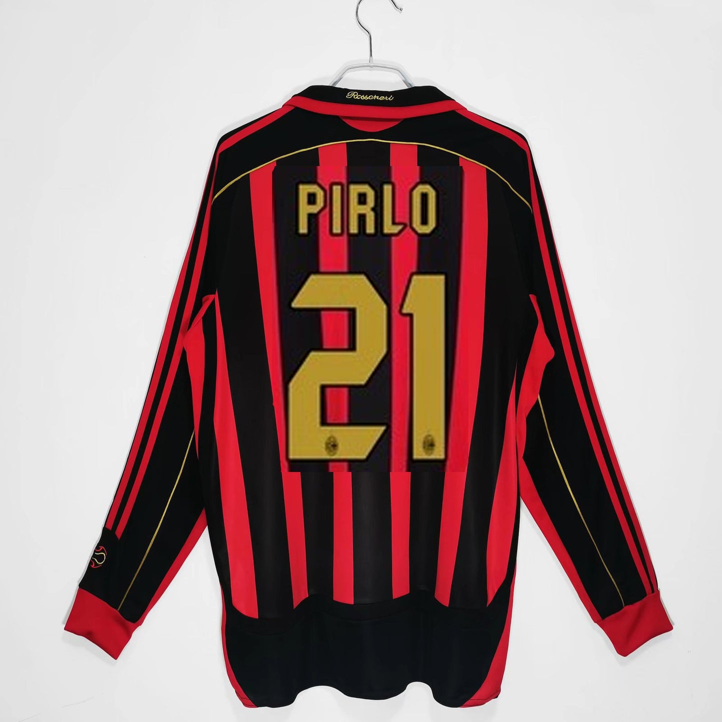 Camiseta retro de manga corta de local y visitante del AC Milan 06-07
