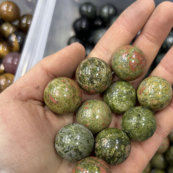 20mm natural stone crystal agate ball crystal round beads crafts