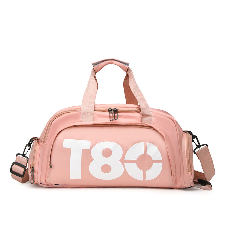 Dry and wet separation fitness bag short trip bag