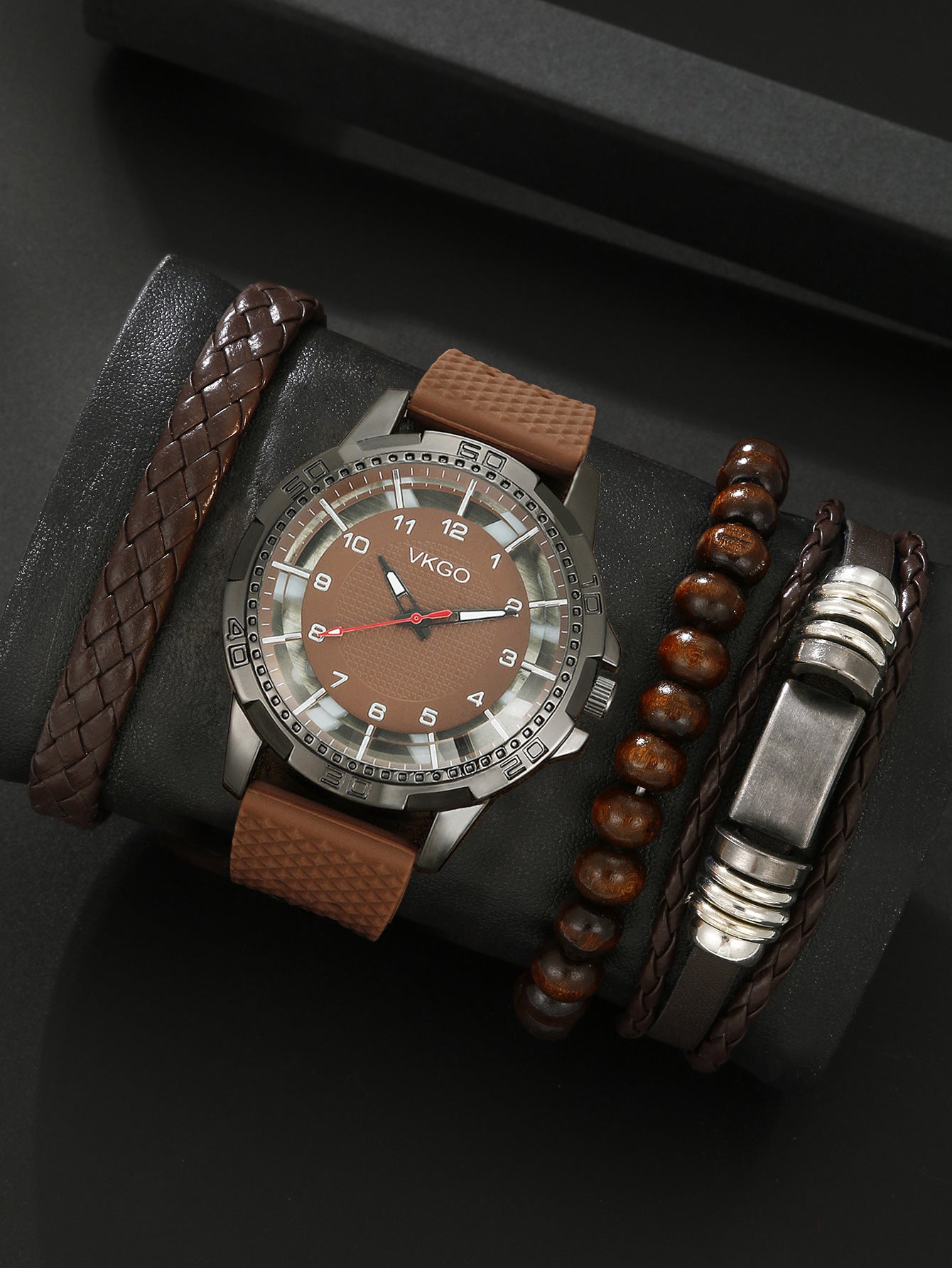 Men's Sports Bracelet Set Quartz Watch