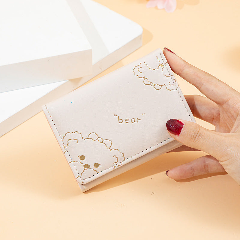 Wallet print bear