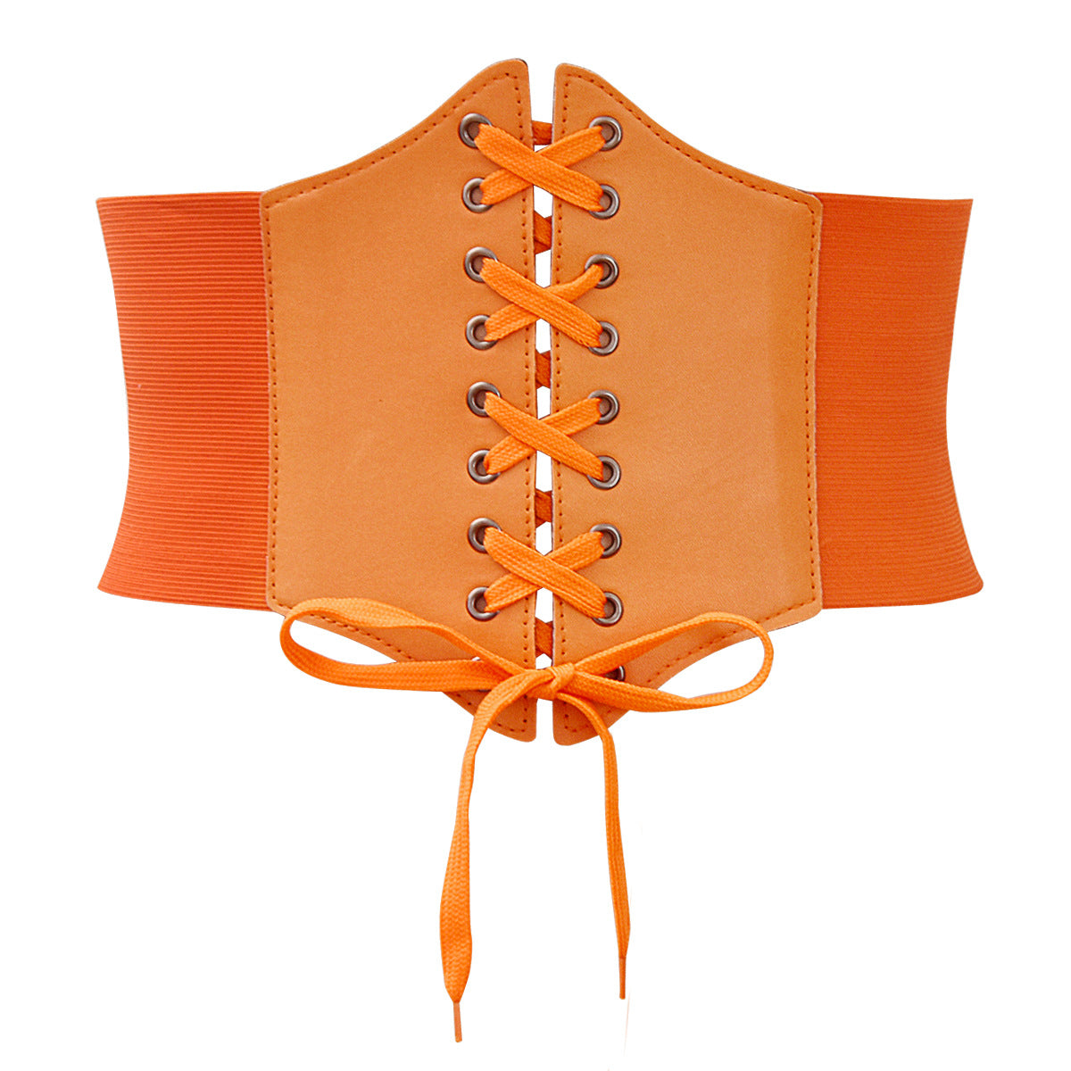 Plastic waist lace rivets