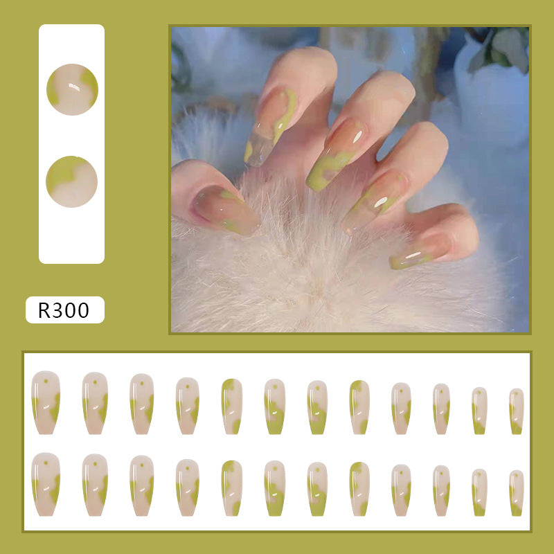 Wearable Removable Fake Nail Stickers Short Long