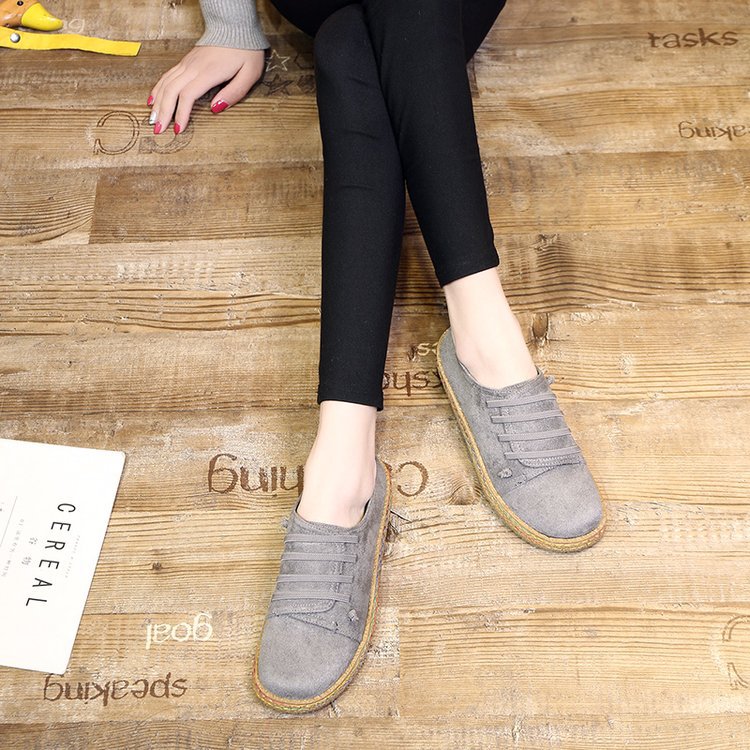 Suede beef tendon soles women's shoes