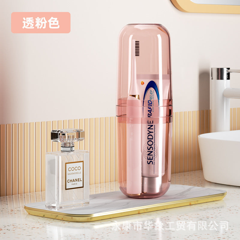 Storage travel mouthwash cup