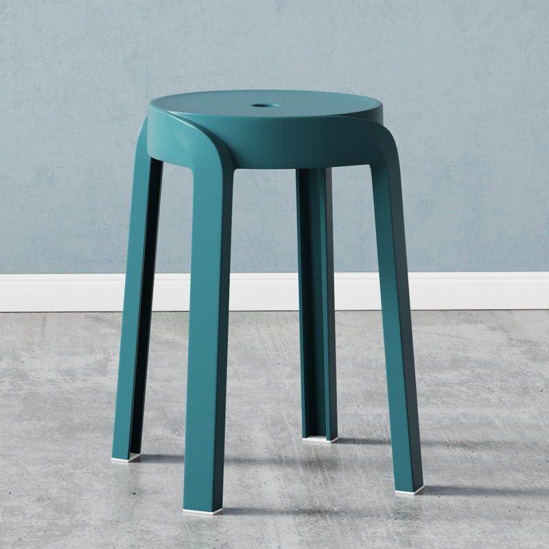 Thick Plastic Stool Stackable Home