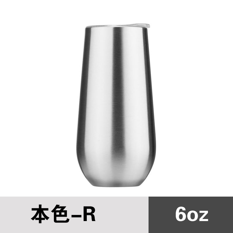 Anti-drop long-necked champagne glass