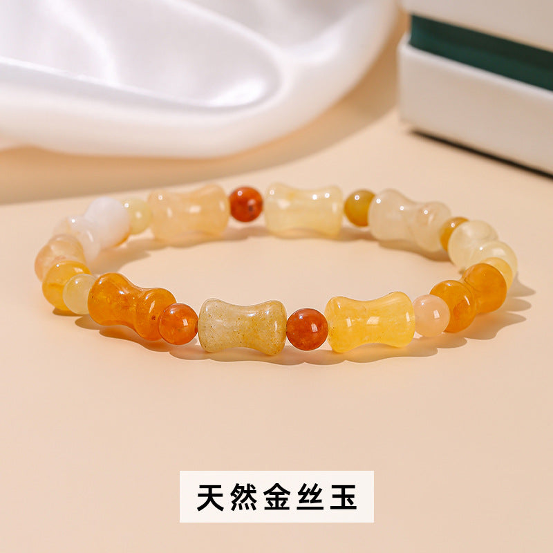 Pulsera de bambú y jade de Tianshan