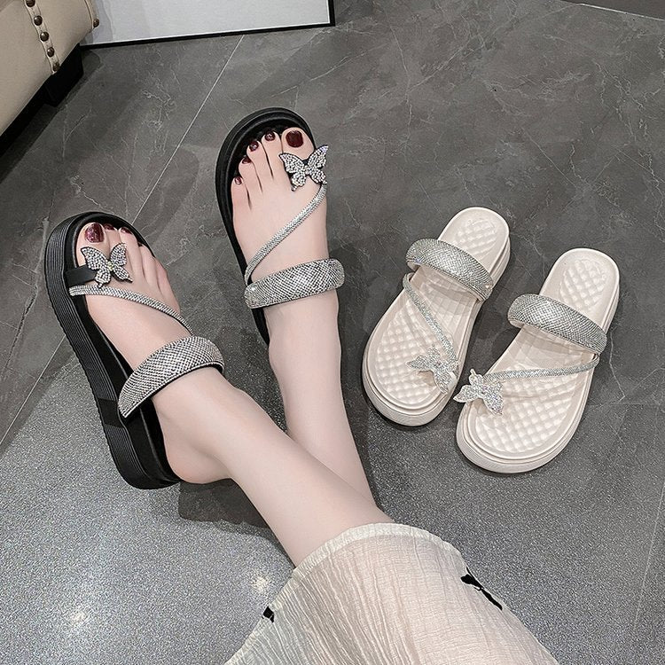 Water Brick Muffin Bottom Slippers