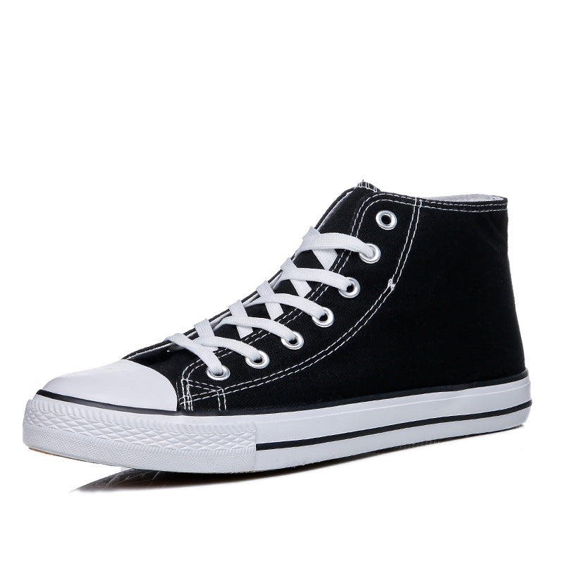 1 Zapatos de lona clásicos para hombre, estilo coreano, informal unisex