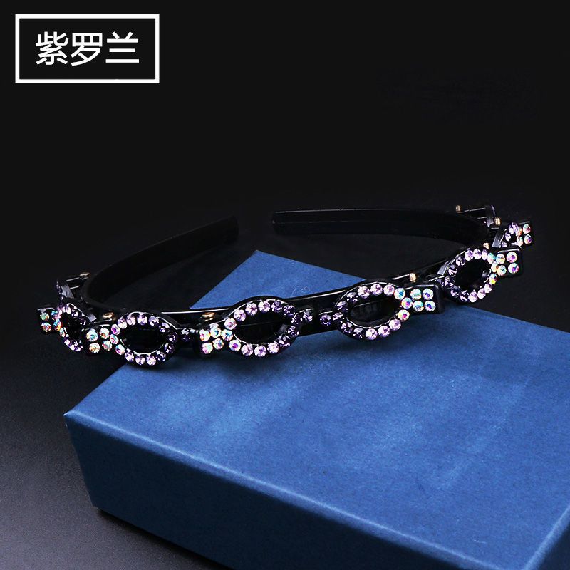 Rhinestone headband disc hair accessories