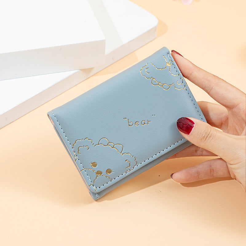 Wallet print bear
