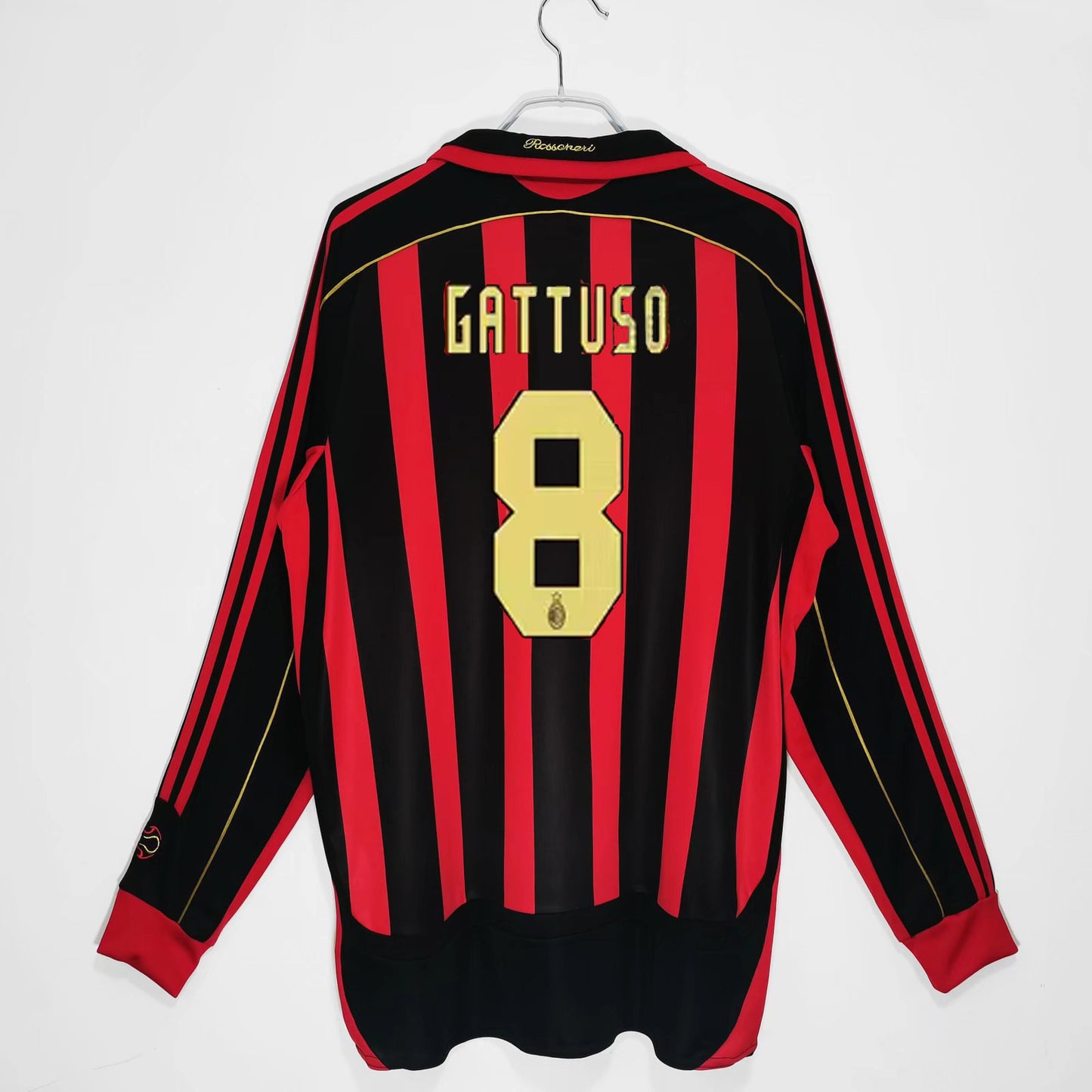 Camiseta retro de manga corta de local y visitante del AC Milan 06-07