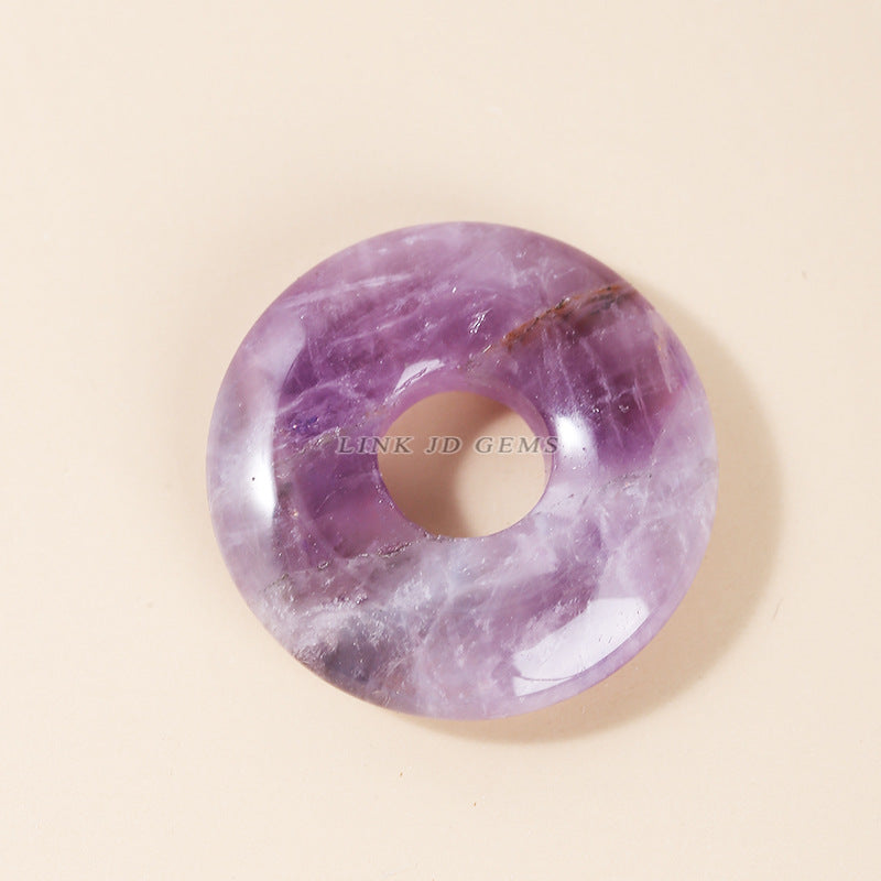 18-40Mm crystal agate safety buckle pendant
