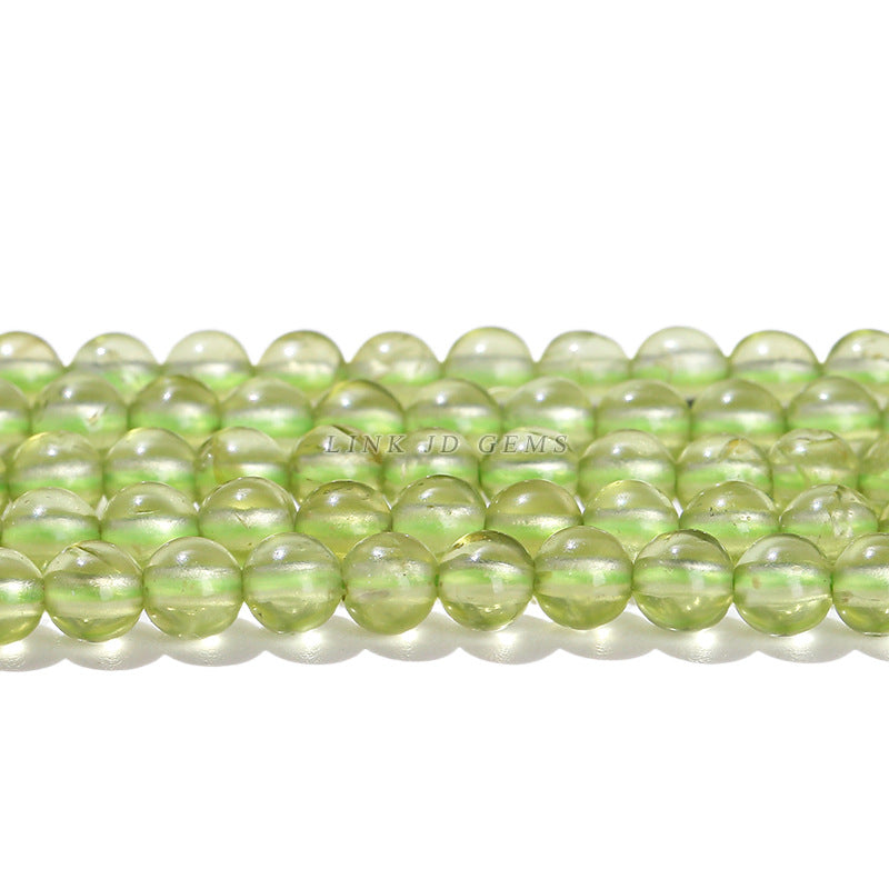 2-4Mm natural olivine loose bead bracelet