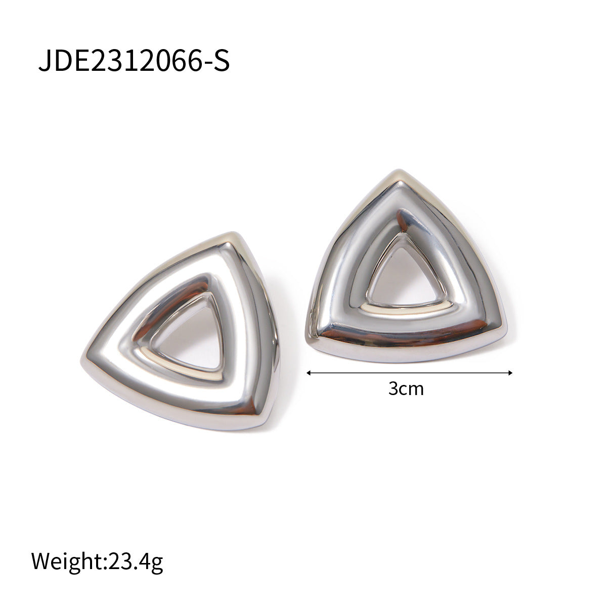 Triangle Hollow Earrings