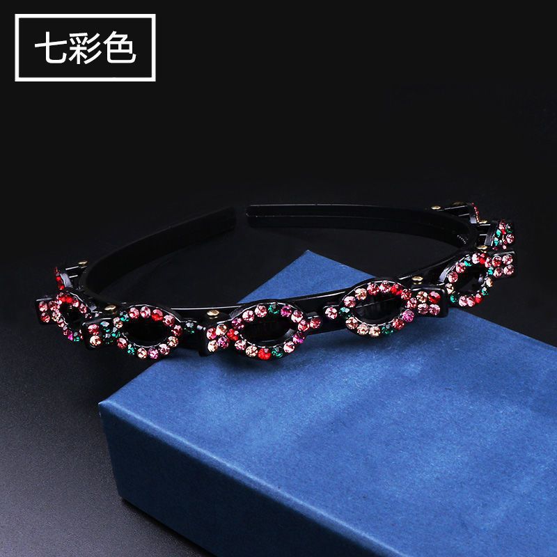 Rhinestone headband disc hair accessories