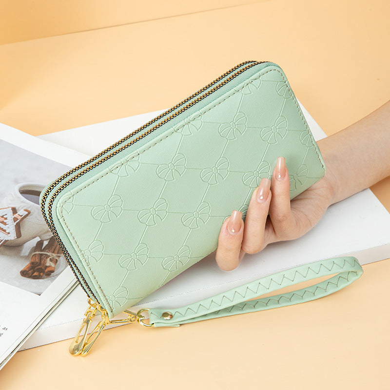 Printed bow wallet