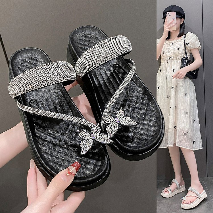 Water Brick Muffin Bottom Slippers