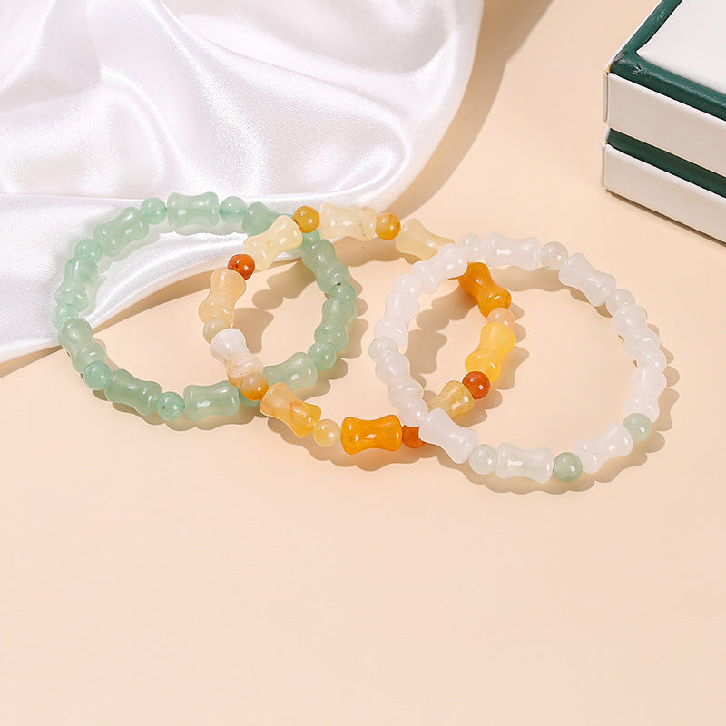Pulsera de bambú y jade de Tianshan