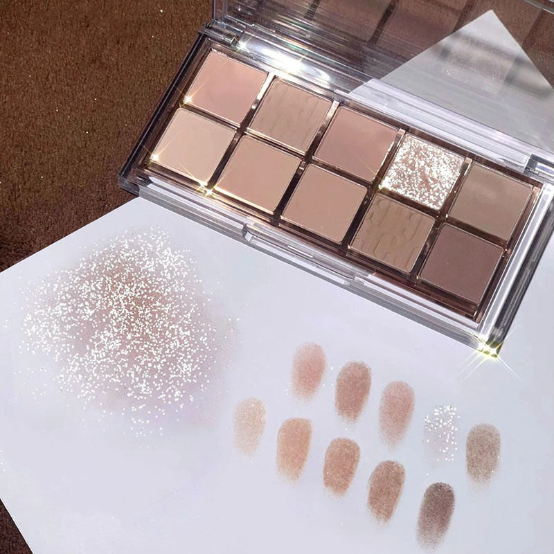 Paleta de sombras de ojos de 10 colores