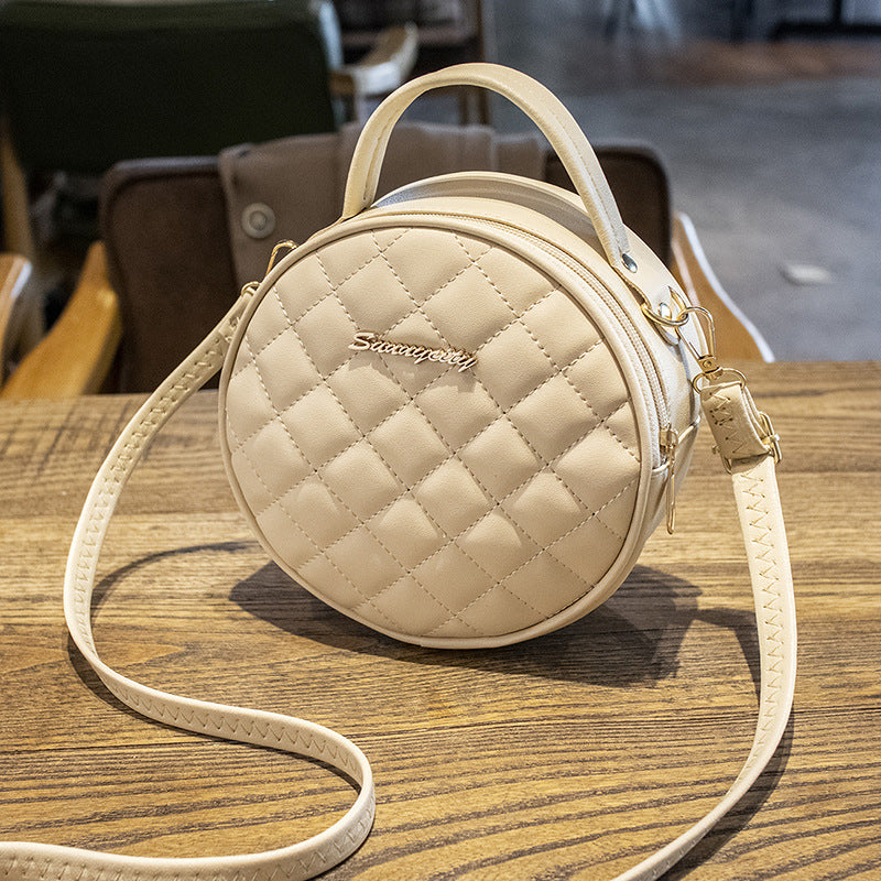 Retro small round bag messenger bag