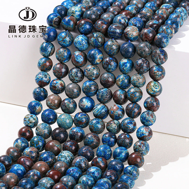 Optimized blue colored stone loose beads