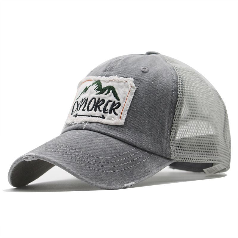 Vintage Embroidered Explorer Cap