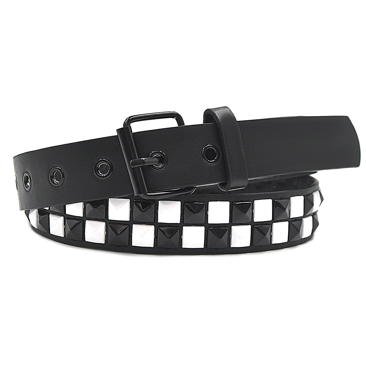 Square Pearl Pyramid Belt