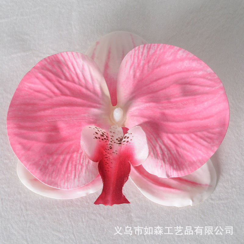 Cabeza de flor de orquídea mariposa de laminación 3D de simulación