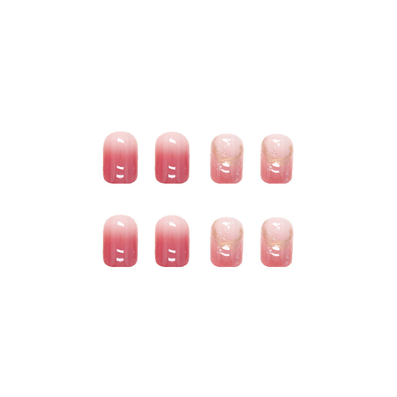 Wearable Waterproof Jelly Color Nail Stickers