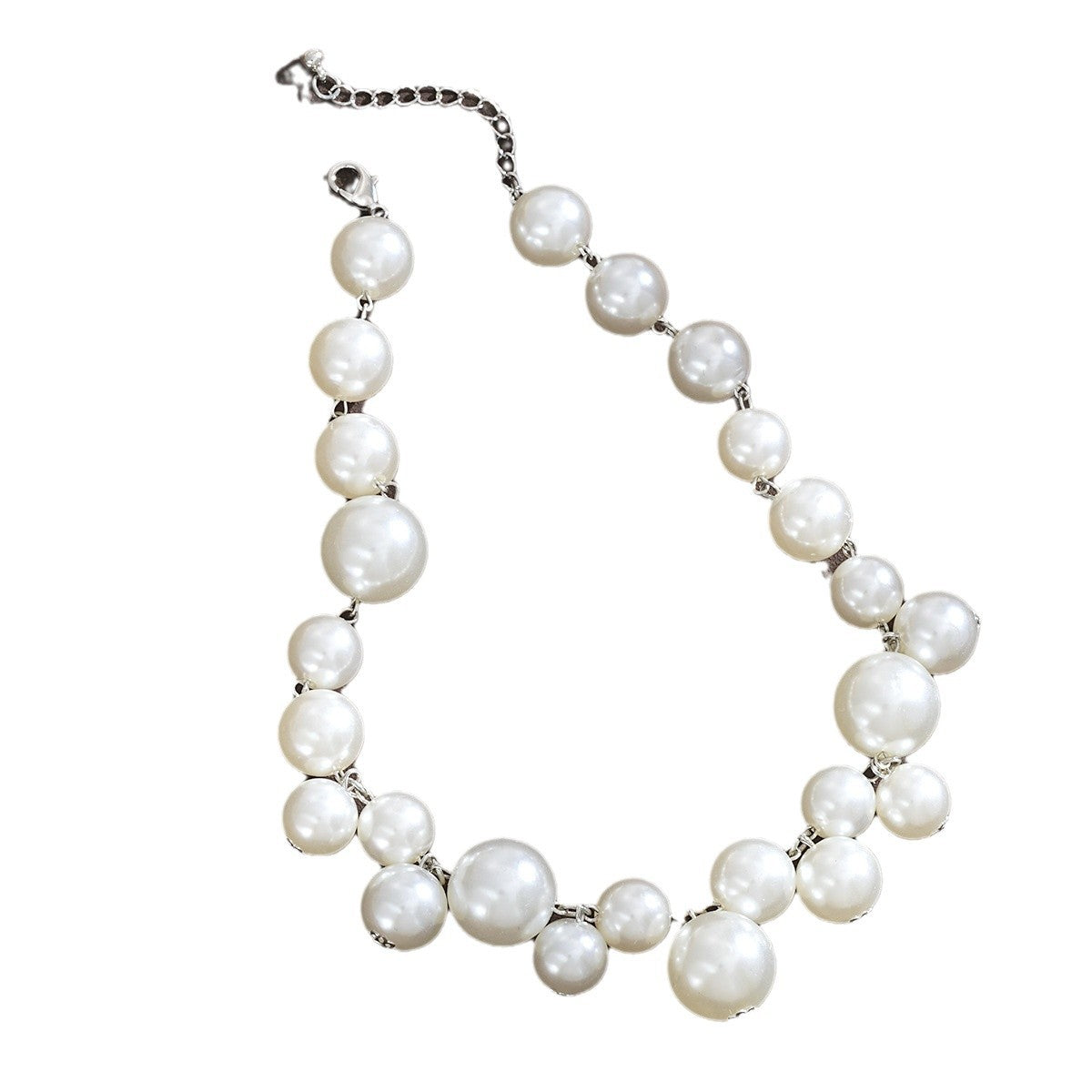 Imitation Pearl Tassel Choker