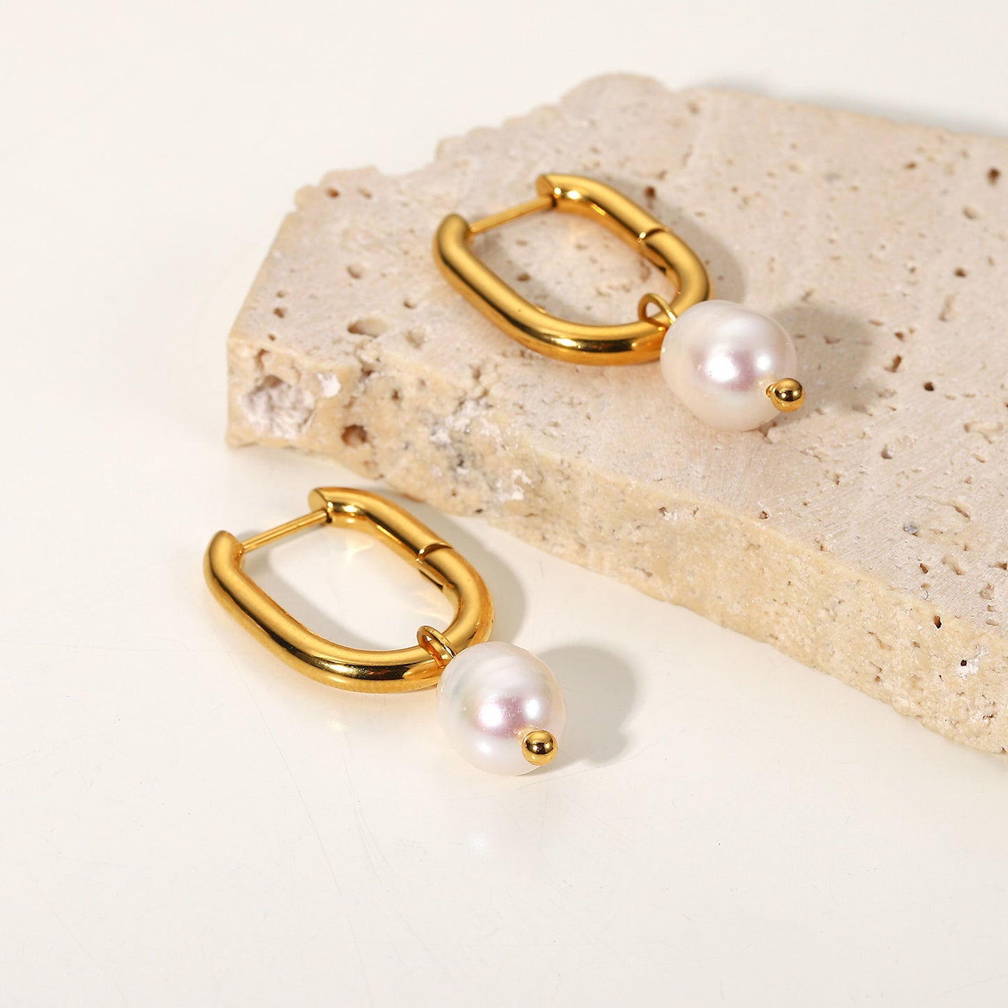 Pearl earrings