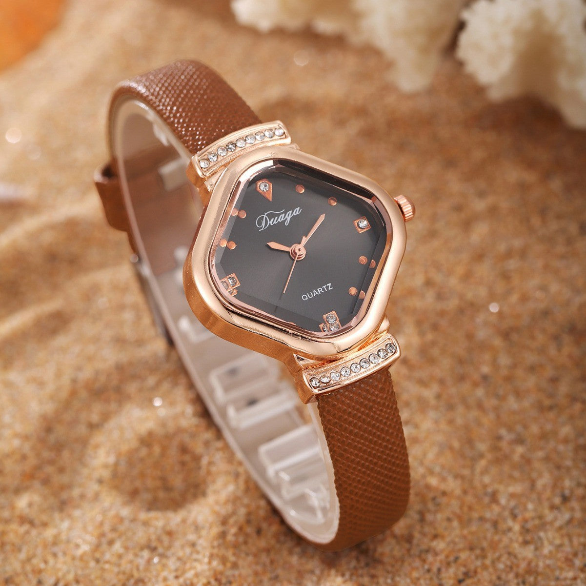Watch Pearl Bracelet Tulip Star Moon Jewelry Set
