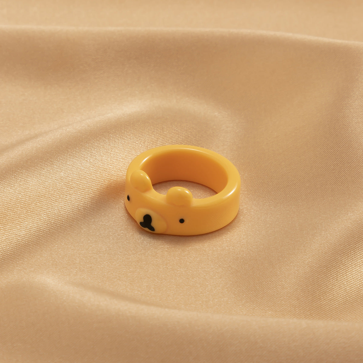 Geometric 3D Animal Macaron Ring