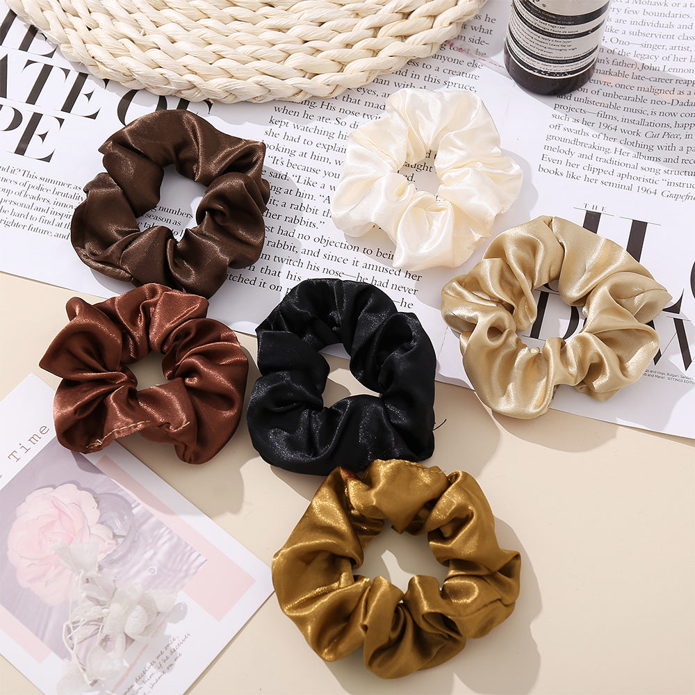 Accesorios para el cabello de color sólido con banda para el cabello grande para mujer