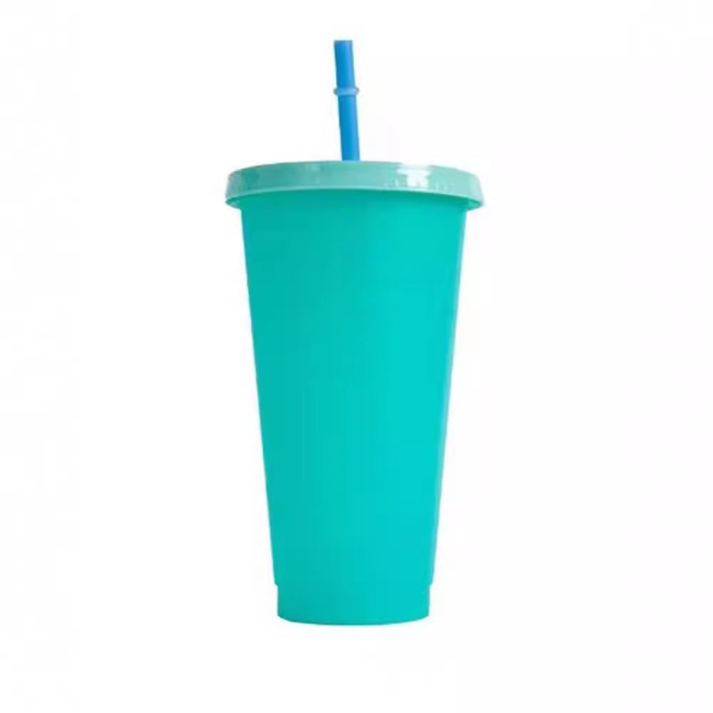 Temperature-sensitive cold-changing cup pp plastic straw cup