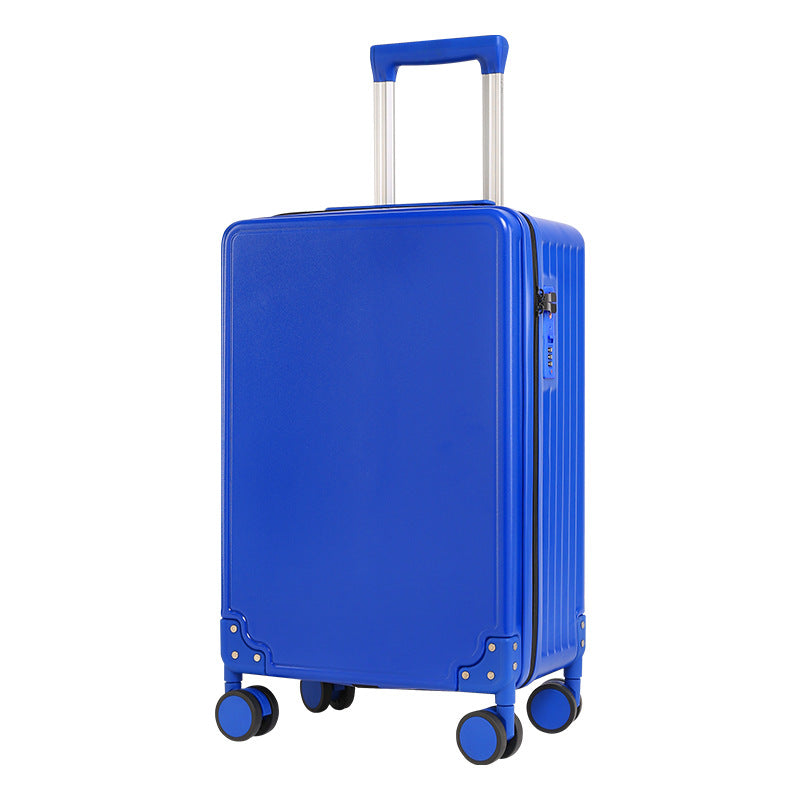 Rhein blue trolley case 24 inch suitcase
